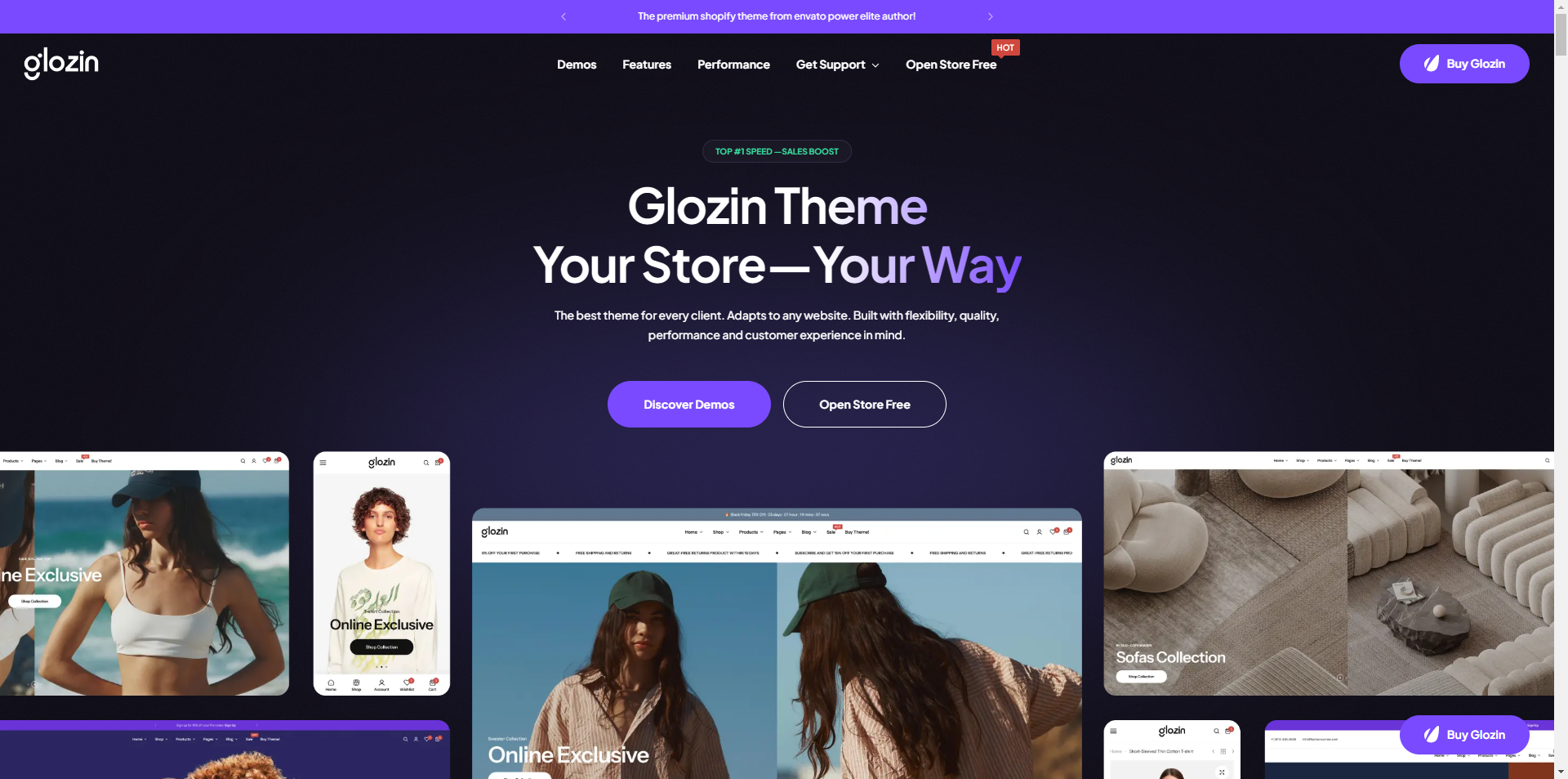 Shopify - Multipurpose E-commerce Template