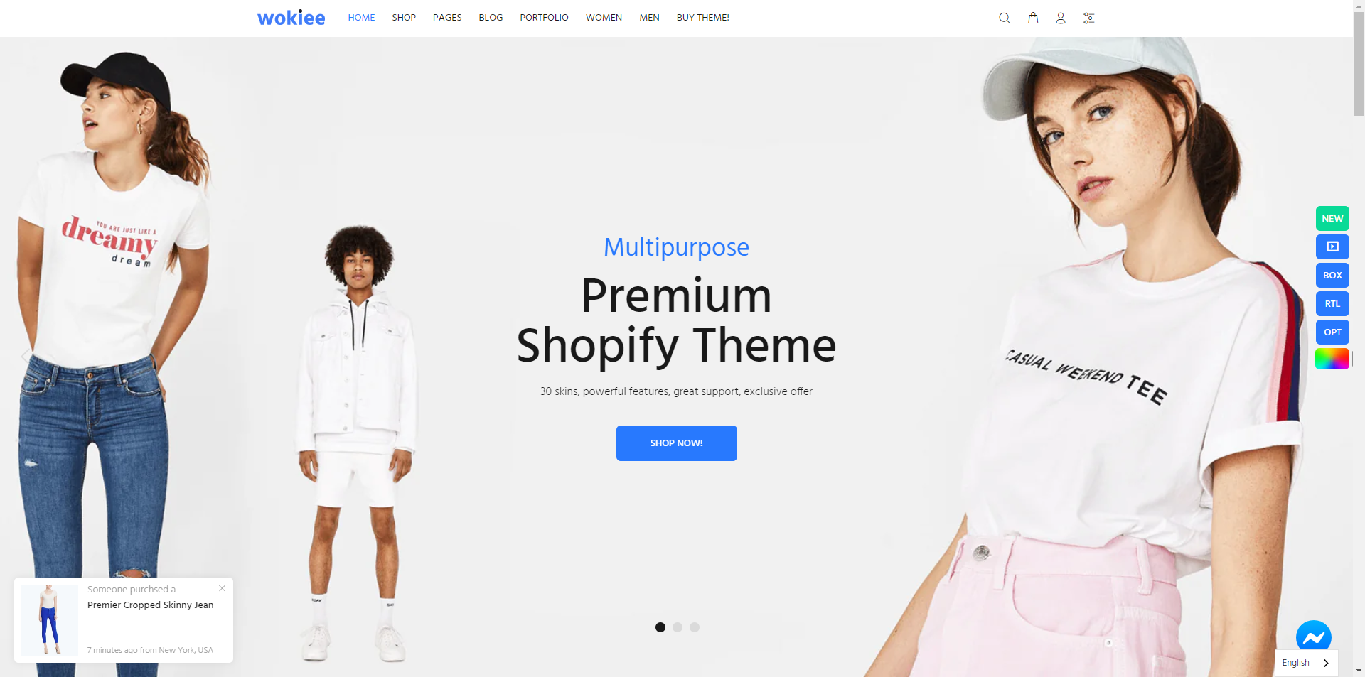 Wokiee - Multipurpose E-commerce Template